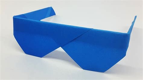 origami glasses step by step.